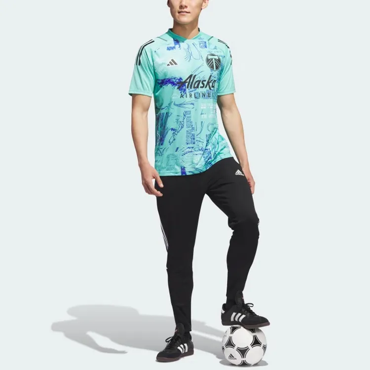 Adidas T-Shirts Men Teal-2