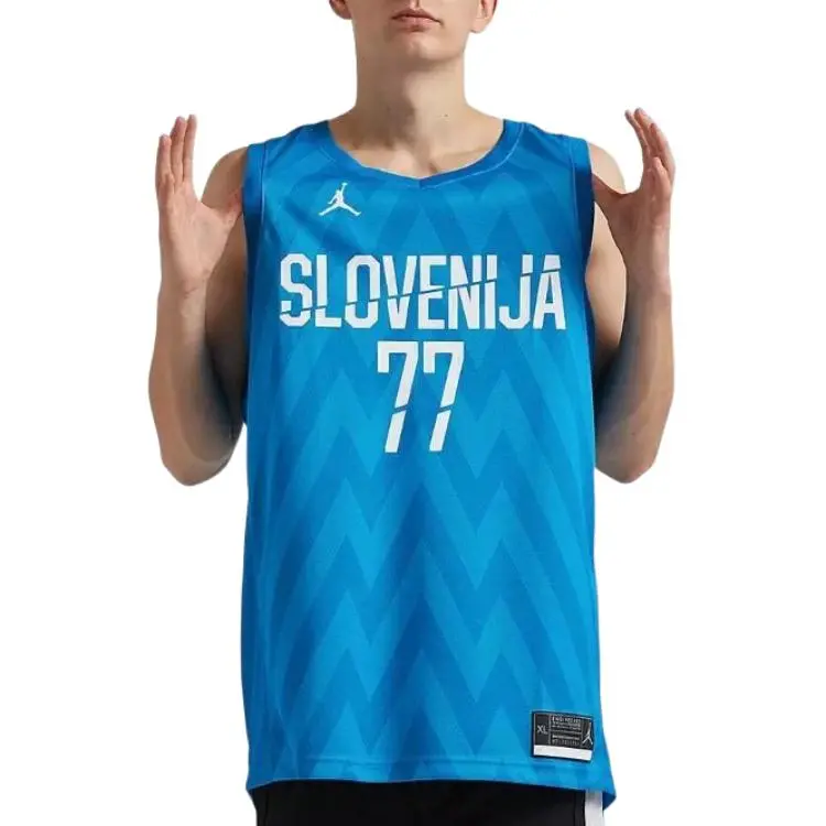 Jordan Limited Basketball Jersey Unisex Blue-2