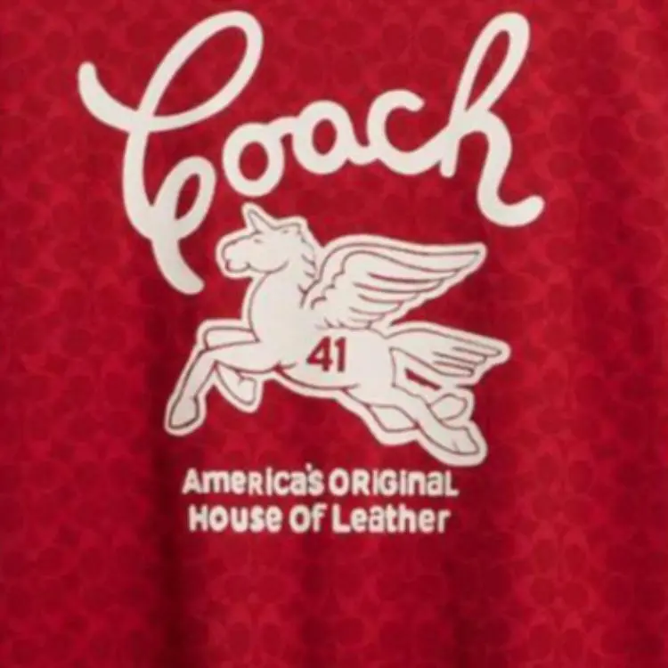 COACH T Shirts Unisex Red-6