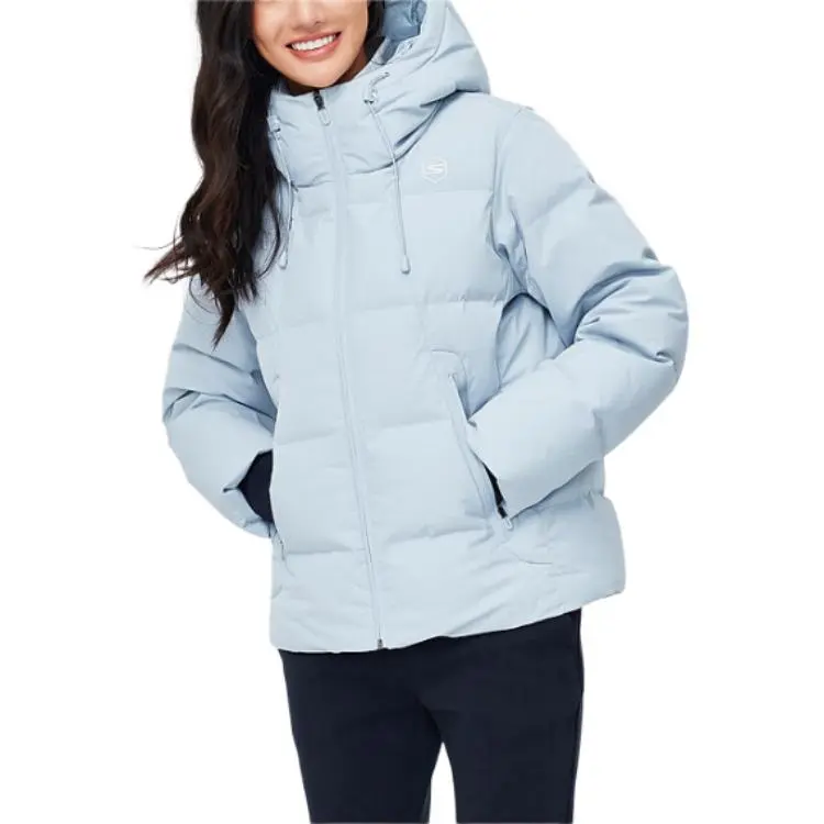 Skechers Comfort Sports Series Down Jacket Women's Pearl Blue-2