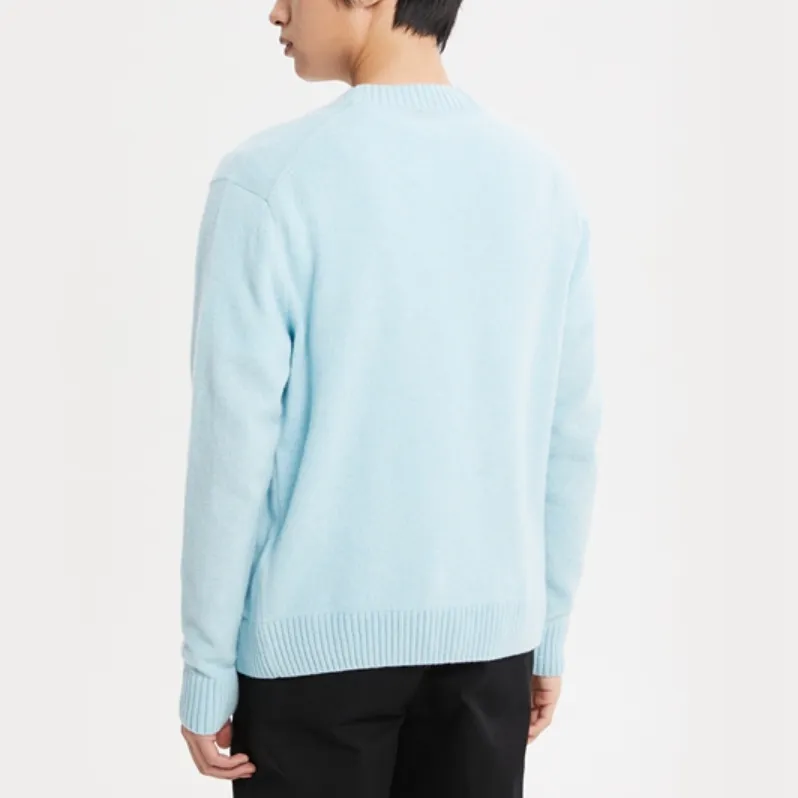 Maison Kitsune Knitwear Men's Aqua Blue-2