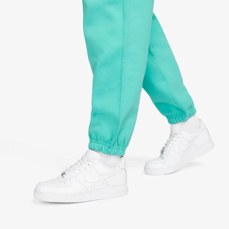 Nike Women's Solo Swoosh Fleece Trousers Washed Teal/White-7