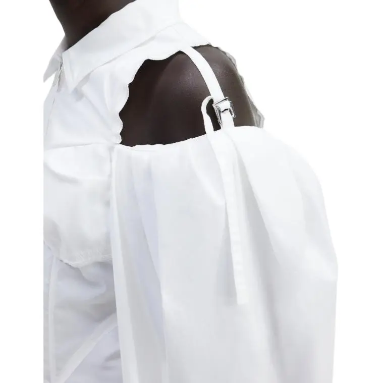 Jacquemus Long Sleeved Dresses Women's White-4