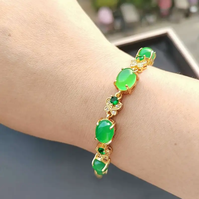 Gifts Chalcedony Bracelets Unisex-9
