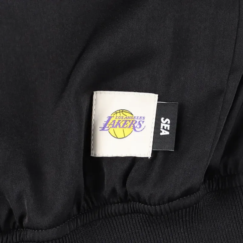 NBA x PARAPPA THE RAPPER X WIND AND SEA FW24 CHAMPIONS Jacket Unisex Black-6