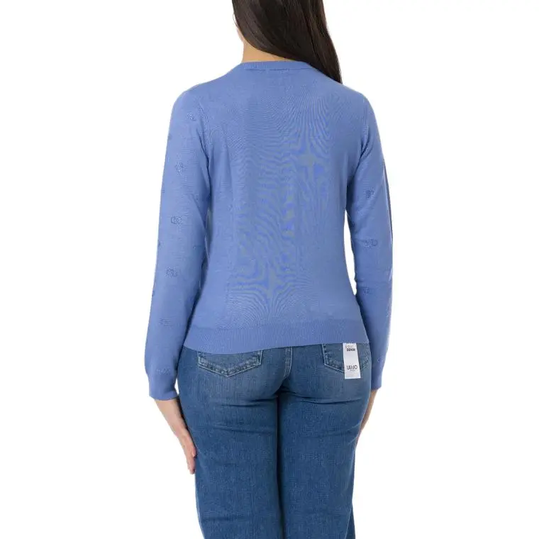 LIU·JO Rhinestone embellished Cardigan-1