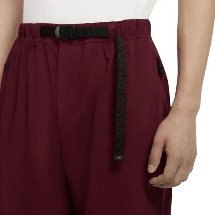 Nike Knitted Sweatpants Men Red-3