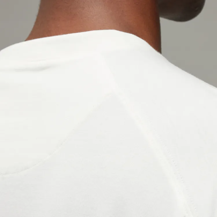 Y 3 Logo Printed Long Sleeved T Shirt-4