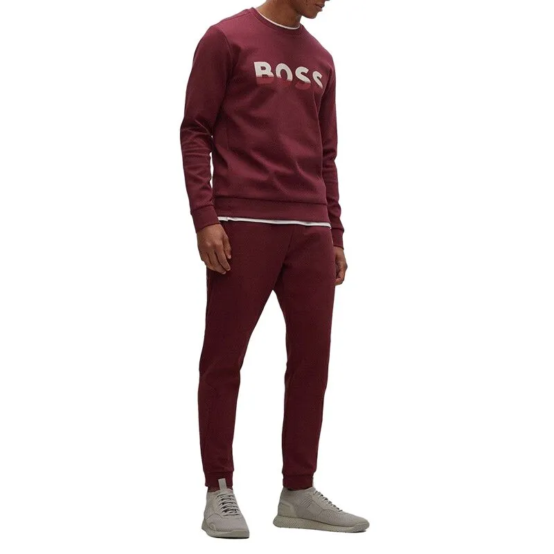 HUGO BOSS Sweatshirt Men's Burgundy-1