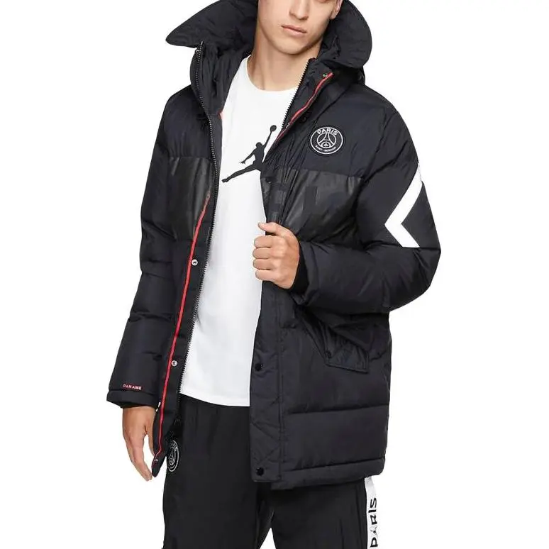 Jordan Down Jacket Winter Men's Black-3