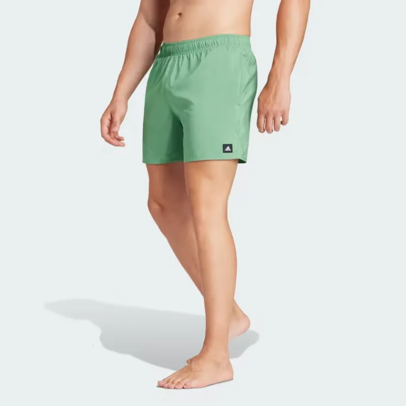 Adidas Solid Clx Short Length Swim Shorts-1