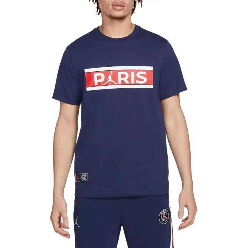 Jordan Air Jordan X Paris Saint Germain Block Logo T Shirt-2