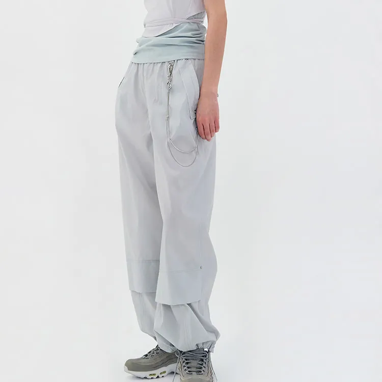 LOW CLASSIC Casual Pants Women's Silver-2