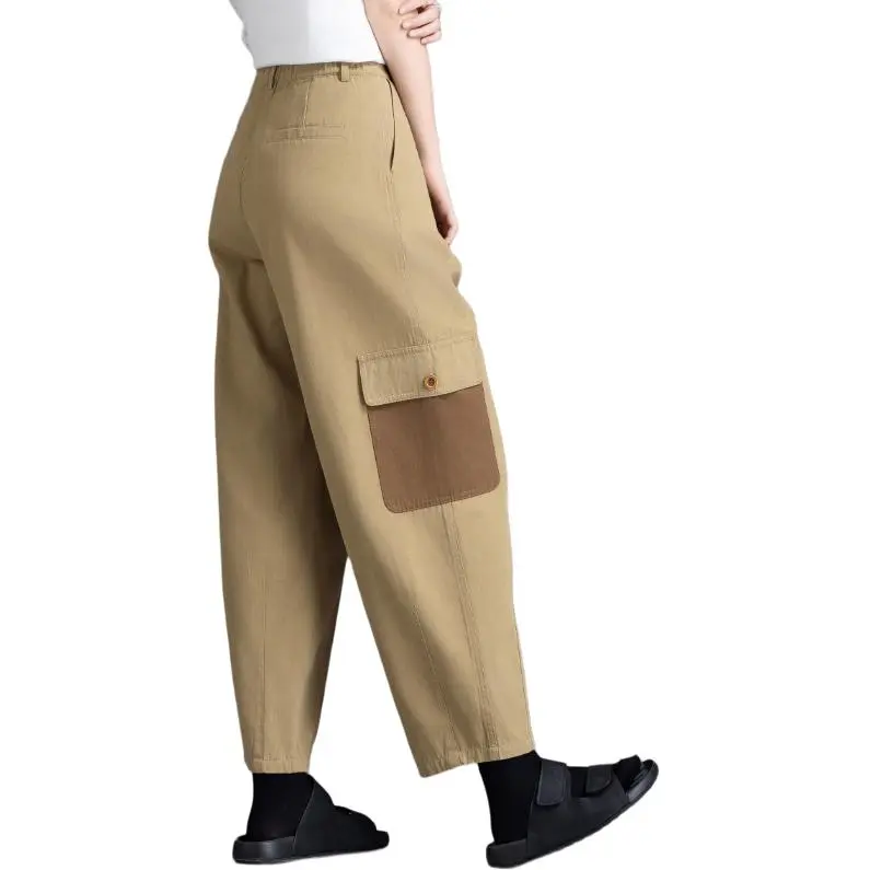 You Cow Me Pants Casual Pants Women's Khaki-7