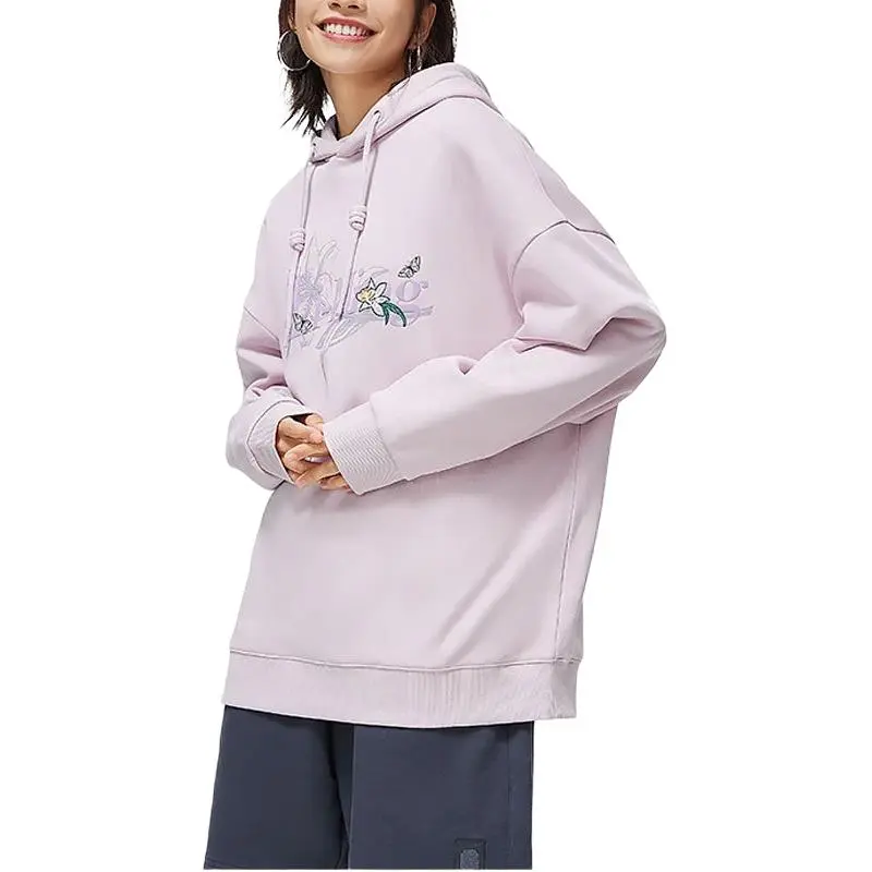 LINING Sports Fashion Collection Sweatshirts Women's Lotus Root Powders Purple-2