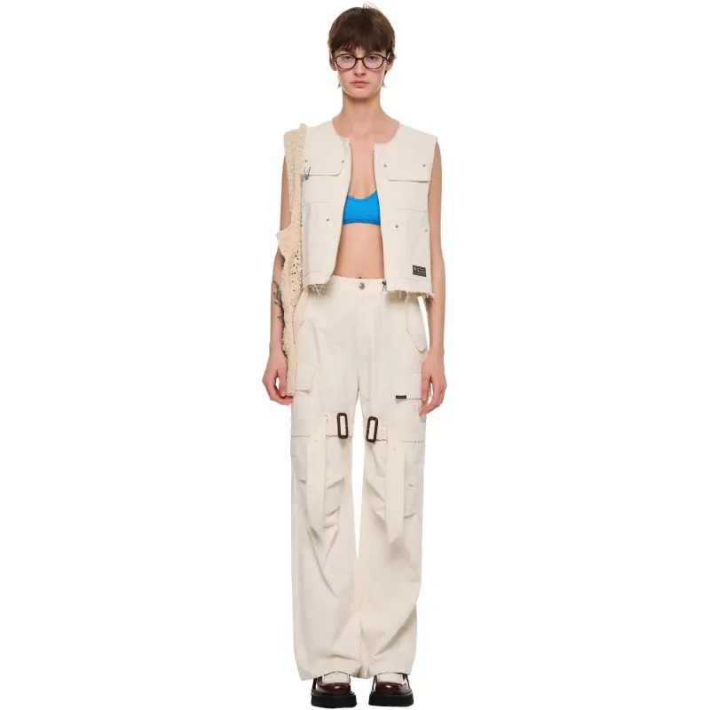 Alexia Sandra Vests Women's White-6