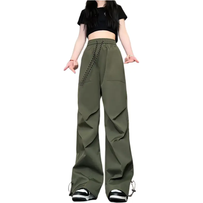 BEAR UNION Casual Pants Unisex Black-6