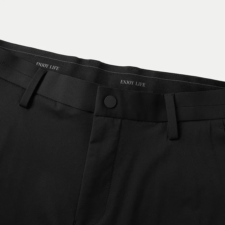 HLA Casual Pants Men Black 1 9-2