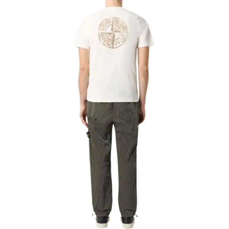 STONE ISLAND Compass Printed Crewneck T Shirt-4