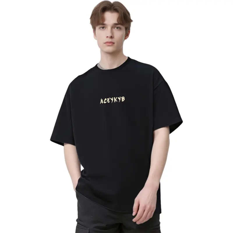 YK&YB T Shirts Unisex Black-2