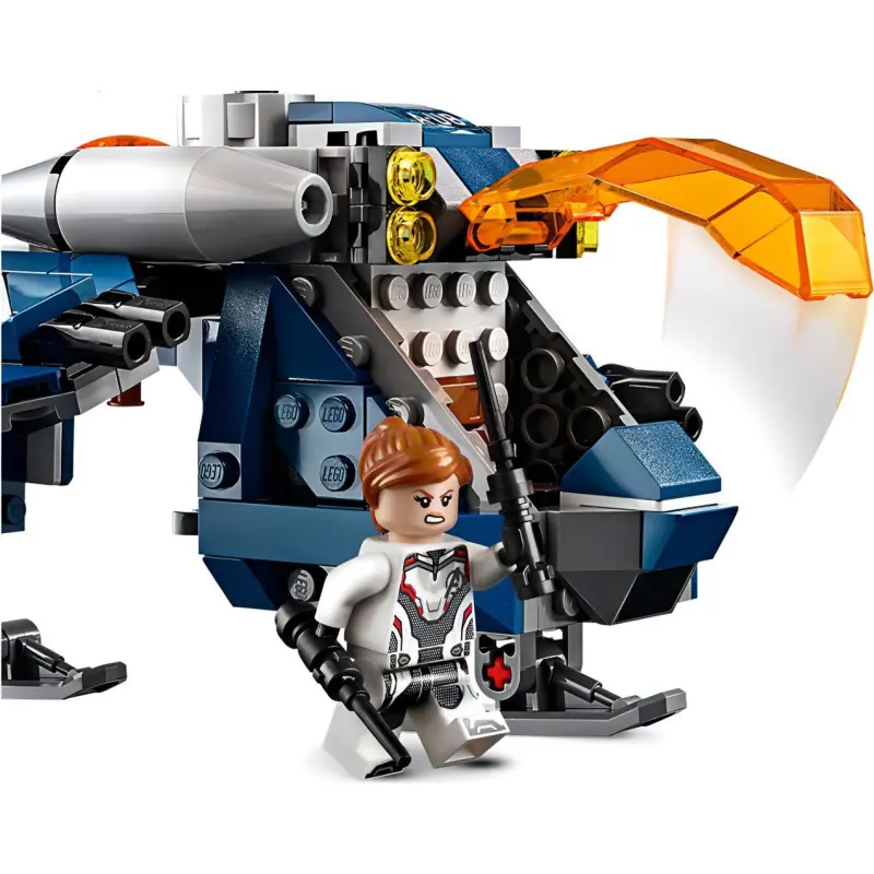 LEGO Super Hero Collection Marvel Character Avengers Helicopter Aerial Hulk Building Blocks 482pcs 5 Pcs Figures 76144-2