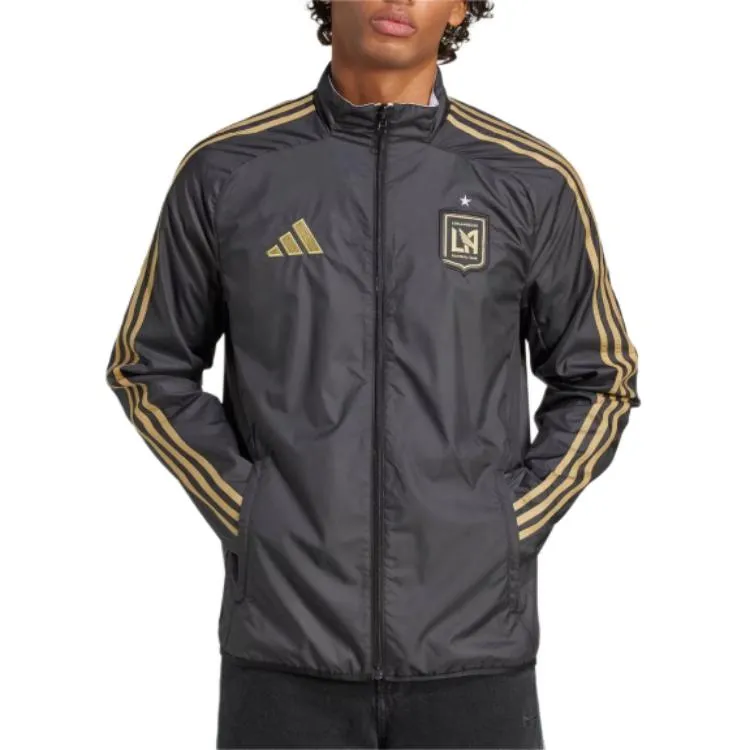 Adidas Free Shipping With AdiClub Los Angeles Fc Reversible Anthem Jacket-2