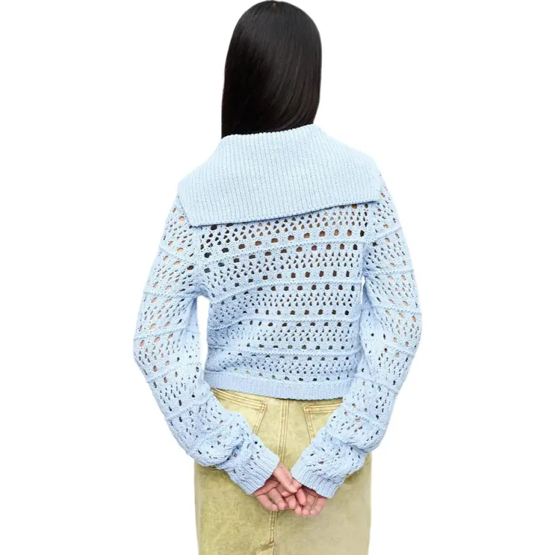 GANNI Open knit Cardigan-3