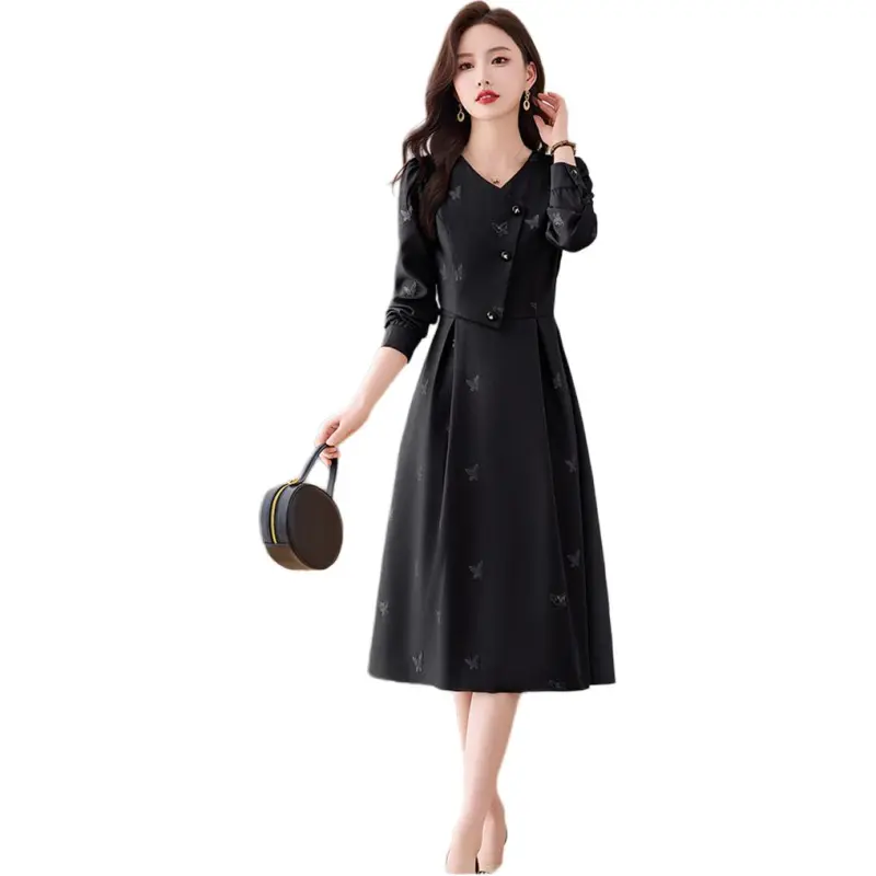 Fele.d Long Sleeved Dress Women's-4