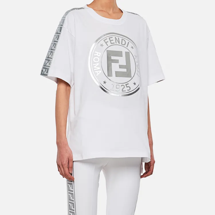 FENDI T Shirts Women's White-2