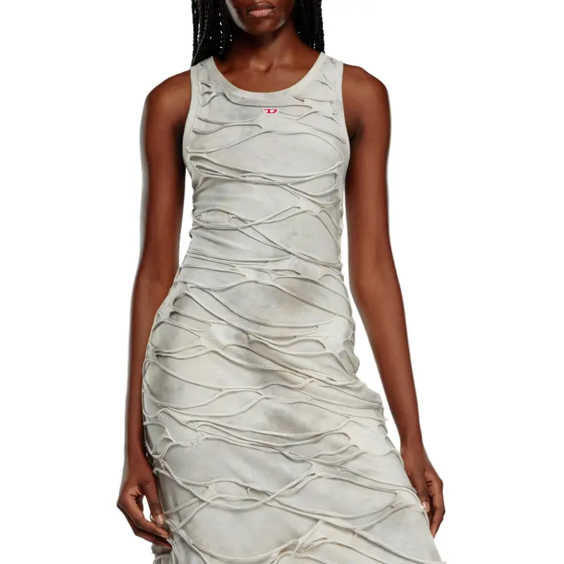DIESEL D Jaral Dress 'Light Grey'-3