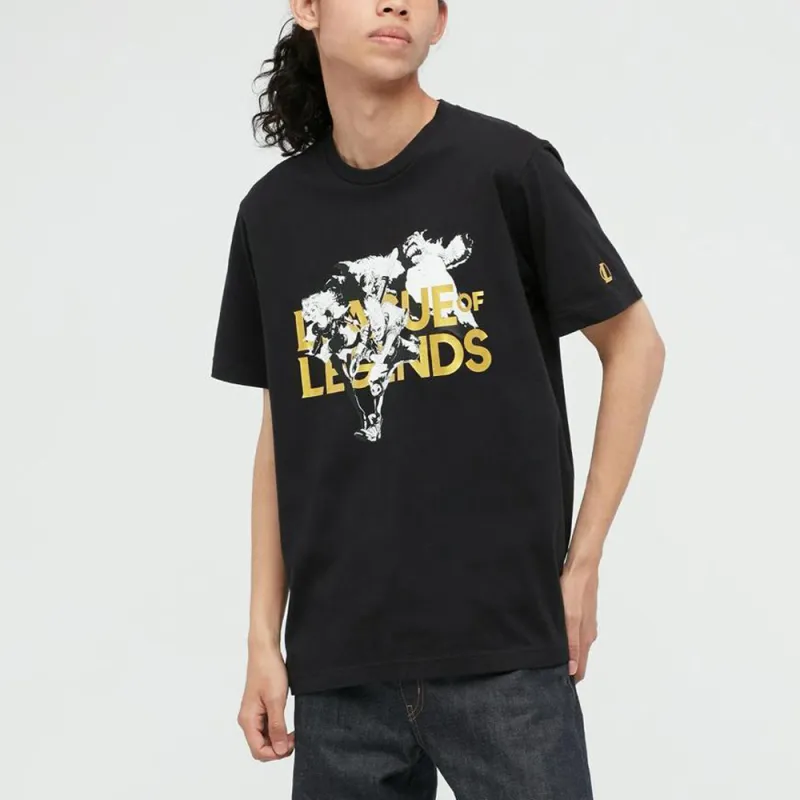 UNIQLO x League Of Legends T Shirt Unisex Black-2