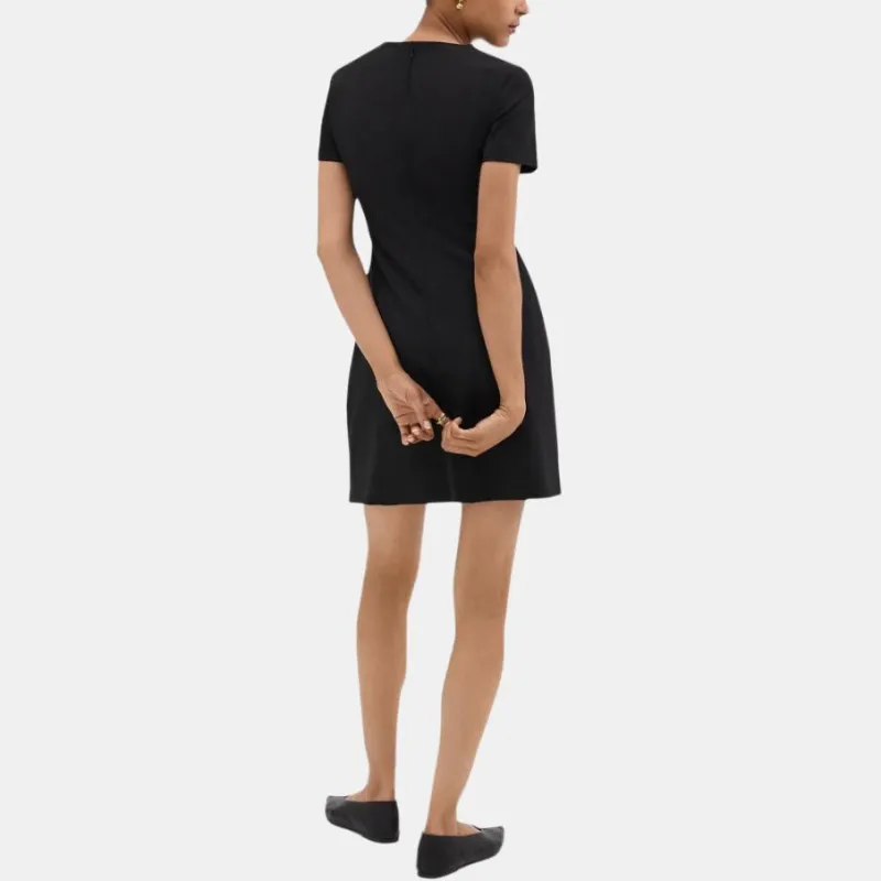 THEORY Short sleeve Wool T shirt Dress-3
