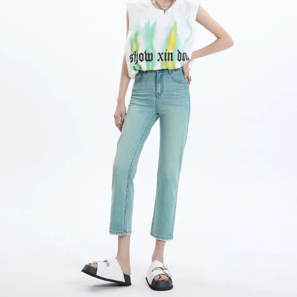 BENGEN Jeans Women's Teal-3
