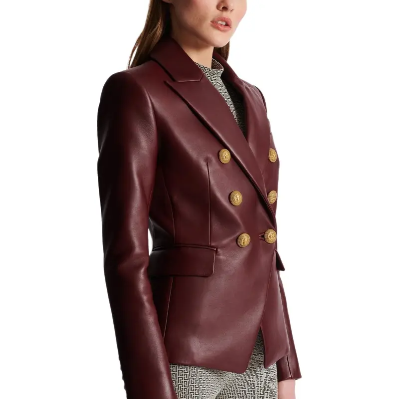 BALMAIN Jackets Women's Red-3