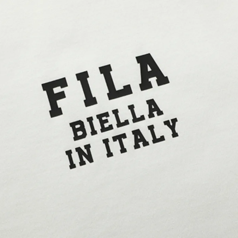 FILA x MIHARA YASUHIRO MIHARA YASUHIRO Collaboration Collection T-Shirt Men's Zinc Strontium White-3