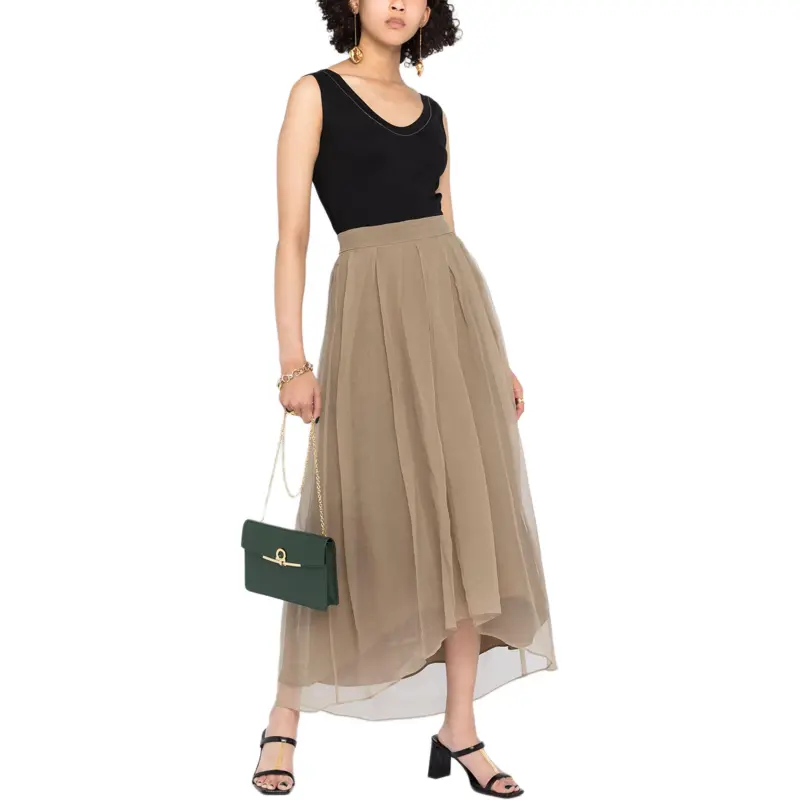 Brunello Cucinelli Embellished Trim Tank Top-1