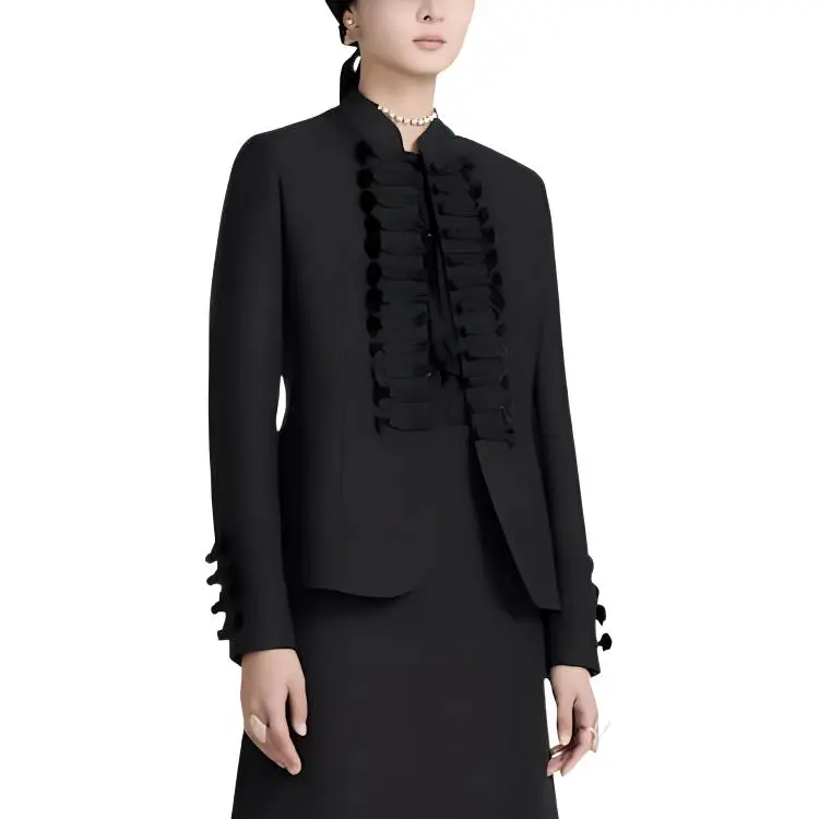 DIOR FW22 Business Suit Coat Women's Black-2
