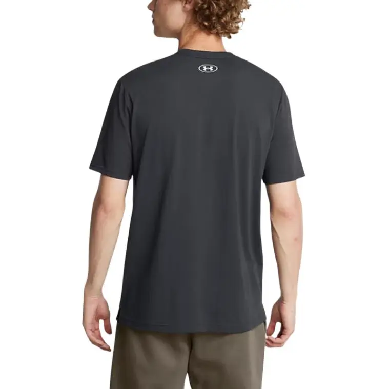 Under Armour ProjectRock FW24 BSR T Shirt Men's Pink Coal Gray-3