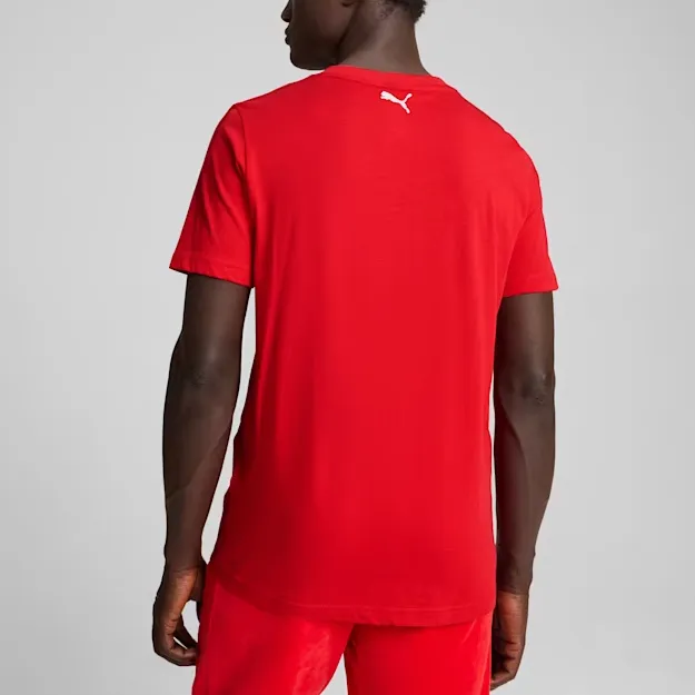 PUMA Race Big Shield SS24 Regular T Shirt Men's Red-4