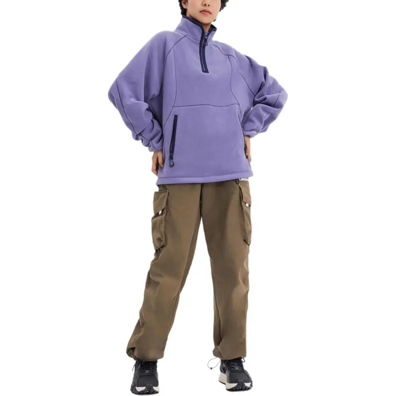 DECATHLON Sweatshirt Unisex Dusty Purple-4