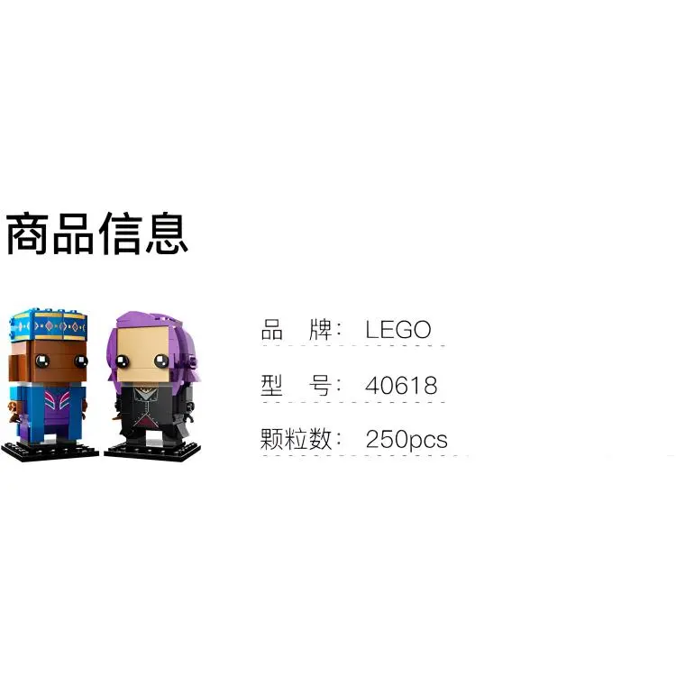 LEGO Kingsley Shacklebolt & Nymphadora Tonks Building Blocks 40618-3