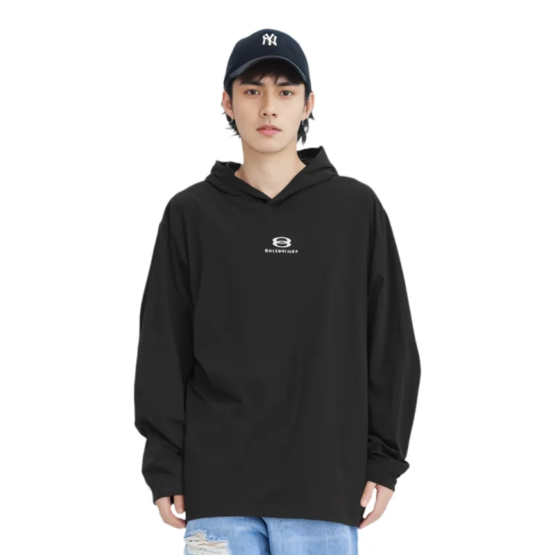Balenciaga FW23 Sweatshirt Loose Fit Style Unisex Black-2