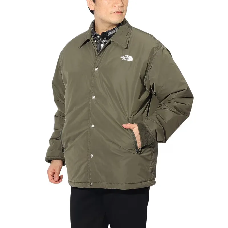 THE NORTH FACE FW24 Insulated Coach Jackets Coats Men's Green-1