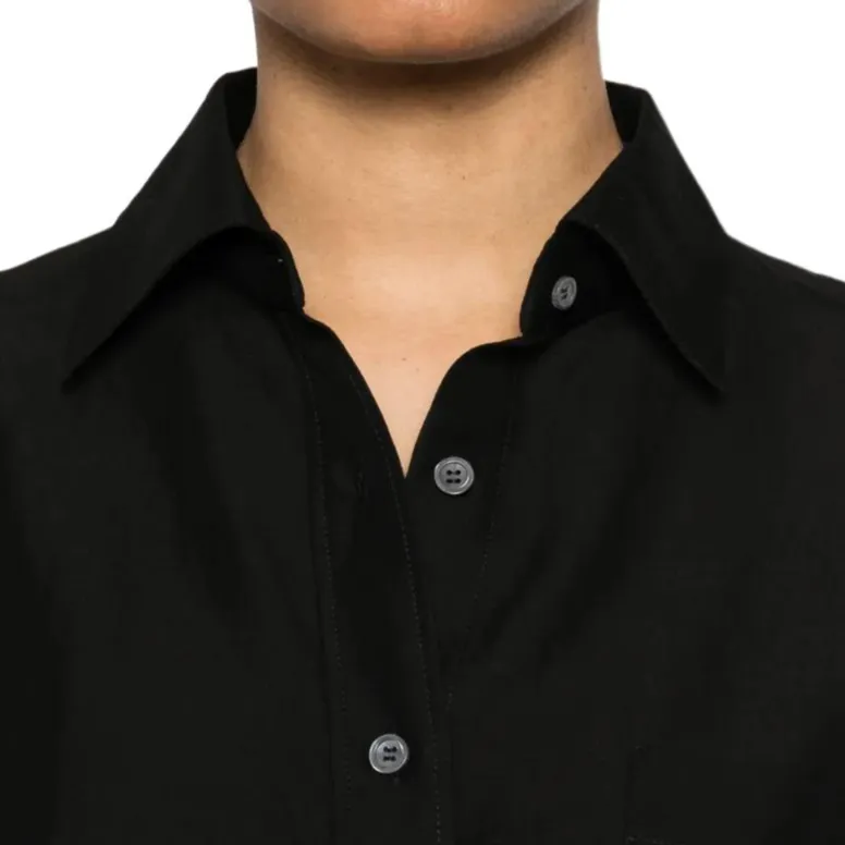 LOEWE Drawstring Shirt 'Black'-4
