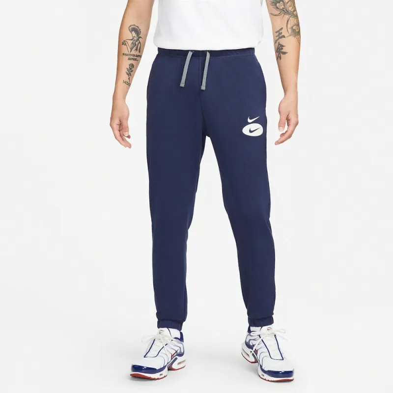 Nike Knitted Sports Pants Men's Dark Blue-2