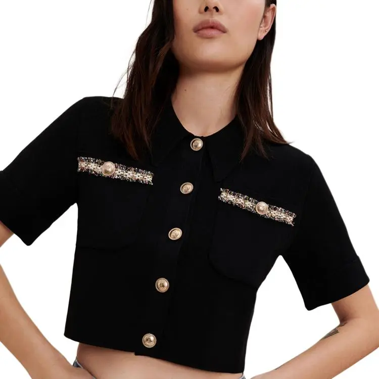 Maje SS22 Knitwear Women's Black-2