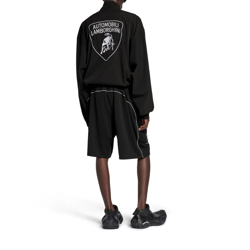 Balenciaga x Automobili Lamborghini Casual Shorts Loose Fit Men's Black-2