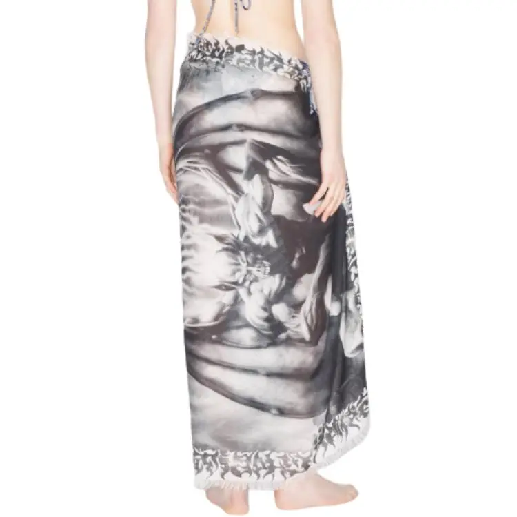 Jean Paul Gaultier Shawl Women's Black-1