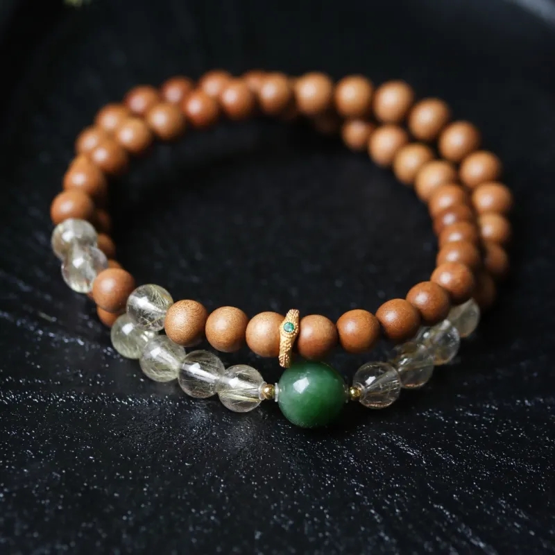 TIANTAISHAN Hetian Jade Bracelets Jasper Unisex-1