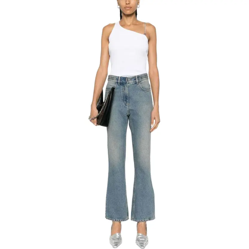 Givenchy Chain Detailed Bootcut Jeans-1